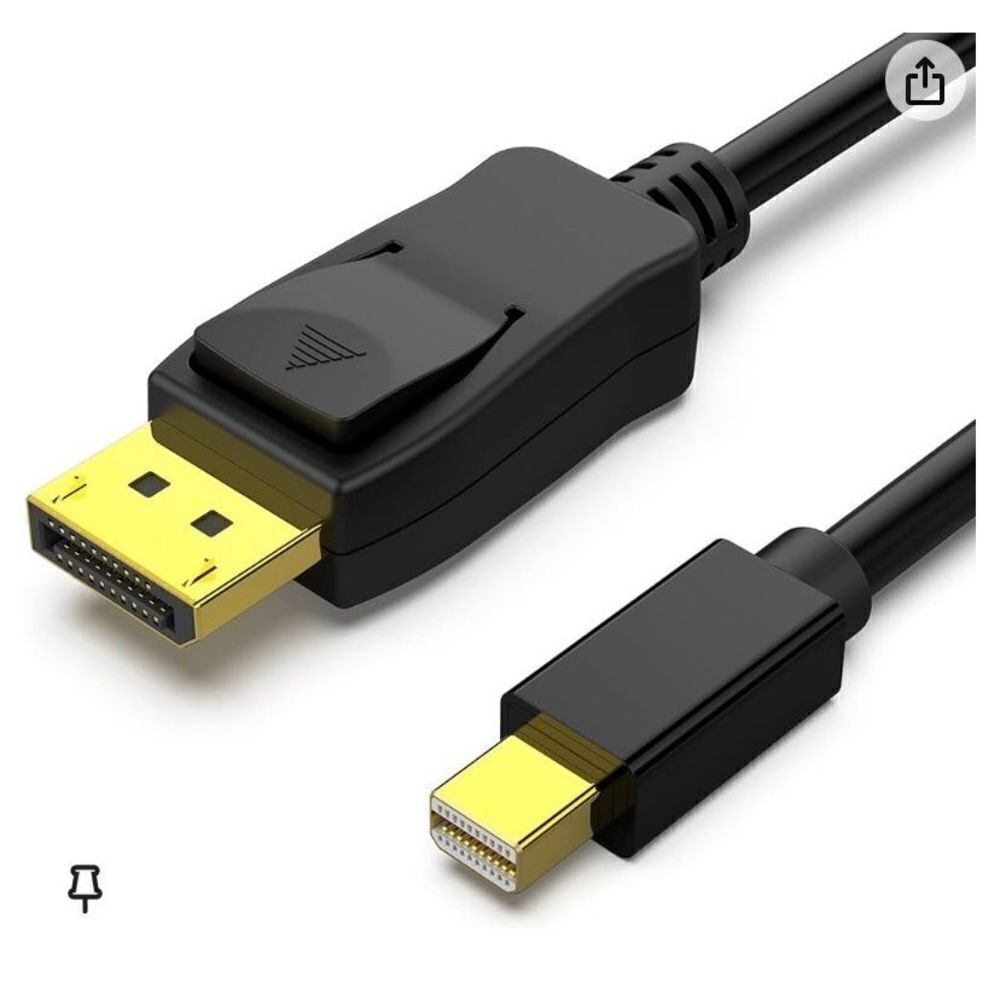 BENFEI New Mini DisplayPort to DisplayPort Cable 2 Pack, Mini DP Male To Male